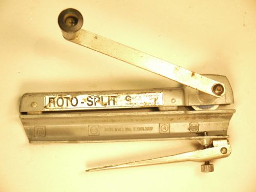 Roto-Split  Electrical Cable Cutter/Stripper Seatek Co. Made in the USA