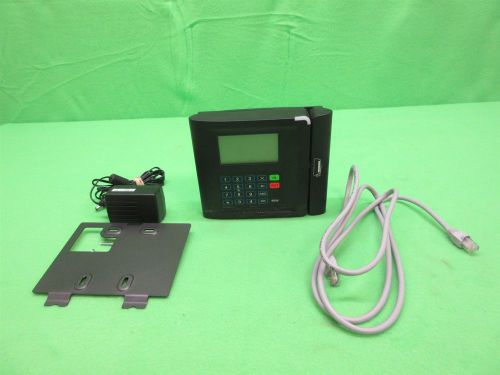 Time Attendance Device Time Clock w/ Mounting Bracket Power Supply and Ethernet