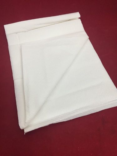 NEW CASE OF 100 GRAHAM MEDICAL Bed Tissue Sheets 2-Ply 40&#034;x60&#034; 301 White