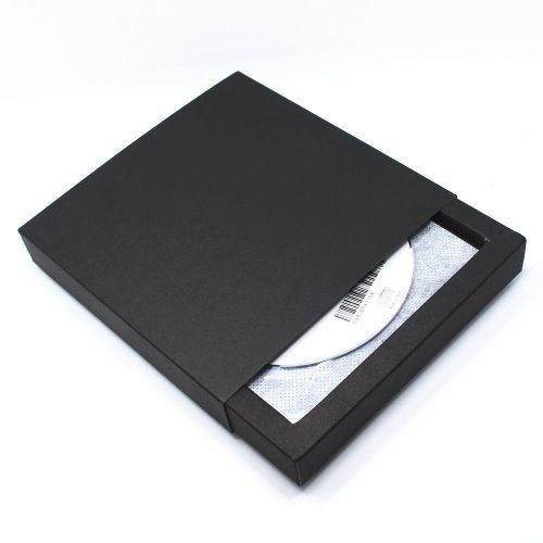 5X Black Kraft Paper Wedding CD DVD CDR Box Case Discs CD Packaging Bags Sleeve
