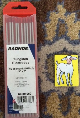 Radnor Tungsten Electrode 2% Thoriated #64001960