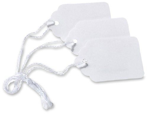 Avery White Marking Tags, Strung, 2.1 x 1.4-Inches, Pack of 1000 (12202)