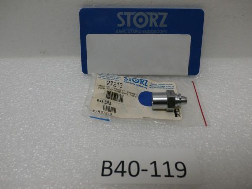 Storz 27213 ADAPTOR Stoomey Syringe Use W Arthroscopy Sheath Endoscopy Instrum