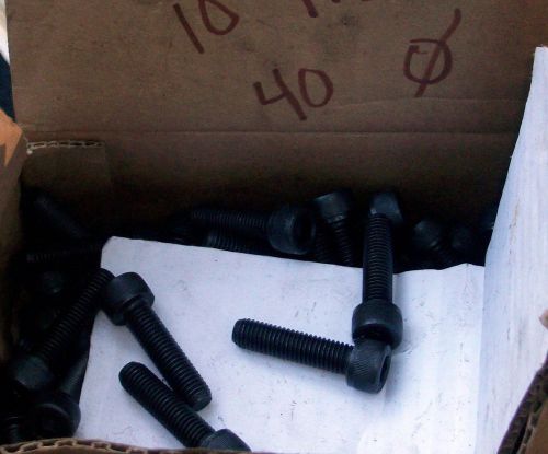 Fastenal bolt lot(60)metric socket head;m10*10mm-40mm,1.50;10 mm,high grade;12.9 for sale