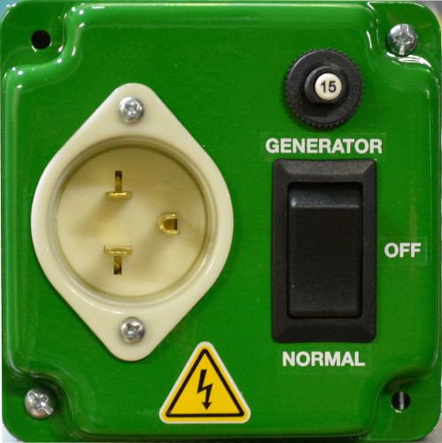 EZ GENERATOR SWITCH - Manual Generator Transfer Switch - Works w/ All Generators