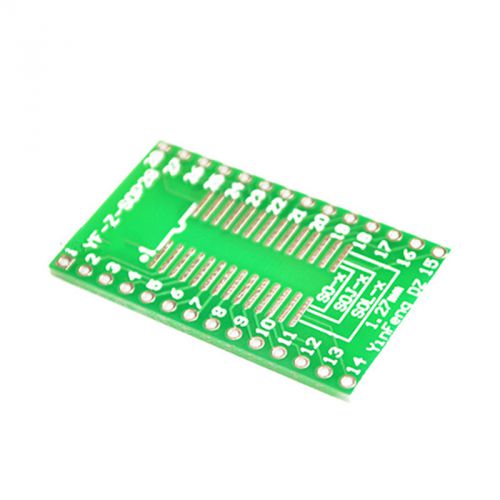 Hot 10x SOP16 SSOP16 TSSOP16 To DIP16 0.65/1.27mm IC Adapter PCB Board LA