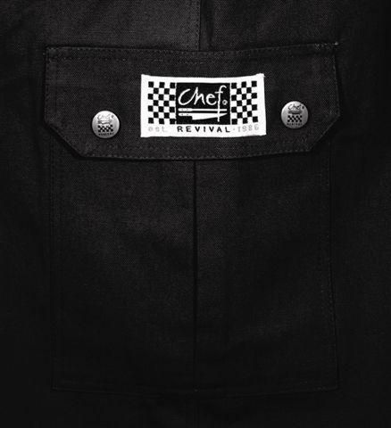Chef revival black cargo pants qc lite poly-cotton for sale