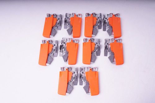 5 pairs of new, orange, blum t51.1700.04 locking devices for sale