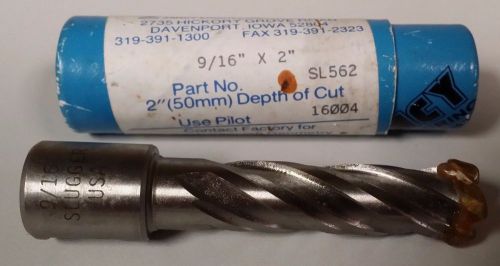 Jancy SL562 9/16&#034; x 2&#034; Slugger Drill Press Cutter Bit New Unused
