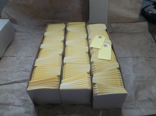 3000 yellow shipping tags