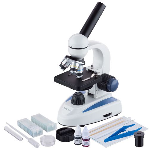 40x-1000x student cordless led compound microscope with slide preparation kit for sale