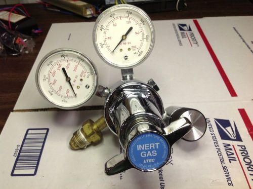 L-tec inert gas regulator inert gas cga 580 9204 trimline r-77-150 ss w shutoff for sale