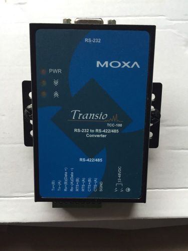 Moxa Technologies TCC-100 Transio RS-232 to RS-422/485 Converter Box 12-30VDC