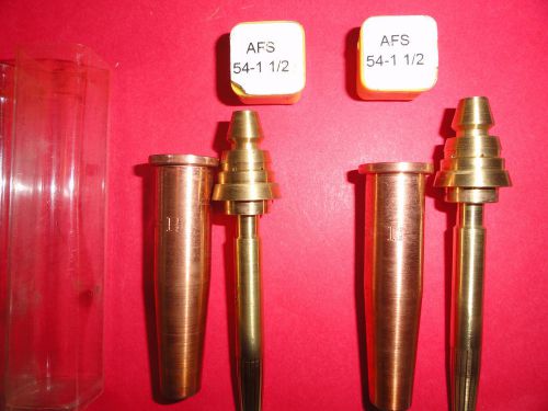 A-FS Size 54 (1 1/2&#034; Thick)  2 Piece Torch Tips, Airco Style, Map/Propylene Gas