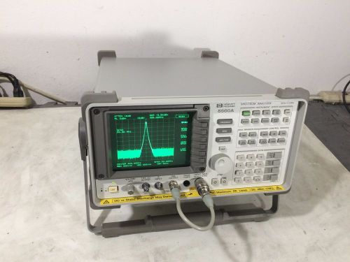 Hp agilent 8560a spectrum analyzer w/ phase noise util. 50 hz to 2.9 ghz am/fm for sale