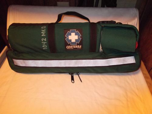 Oxygen tank trauma bag emt/ems/paramedic first responder w/ key/valve/8 masks for sale