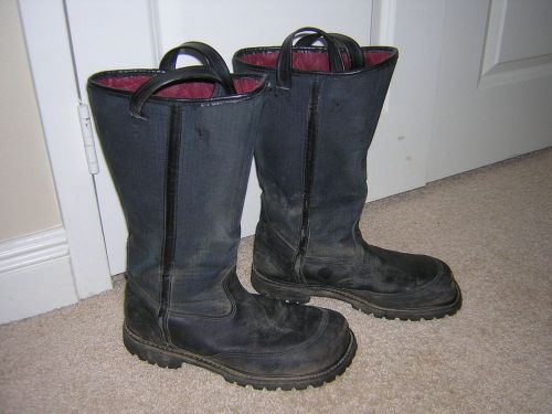 PRO Fireman Boots 10 D CROSSTECH kevlar/hybrid Safety Leather Waterproof &gt;L@@K
