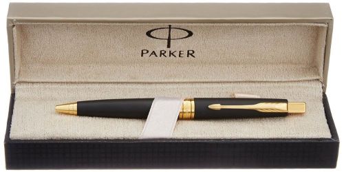 Parker aster matte black gt ball pen for sale