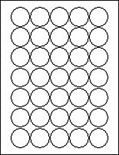 1.4&#034; Circle / Round Laser/Inkjet Sheet Labels - 500 sheets