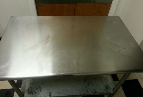 48&#034; x 30&#034; stainless steel work prep top table for sale