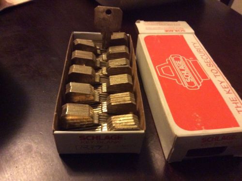 schlage 1247 key blanks box of 50 do not duplicate stamped