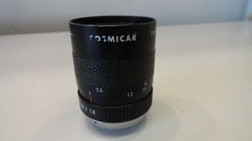 Lens 21: Cosmicar 50mm 1:1.8 TV Lens Television Lens