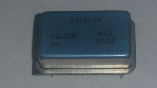 2 quantity Motorola K1114AM Oscillator 10MHz 5V.