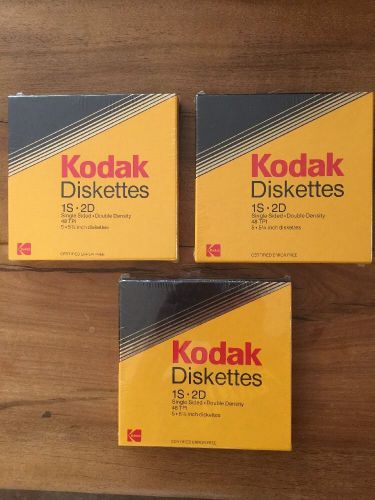 15 Vintage New Kodak Diskettes 1S  2D 5.25&#034; Floppy Diskettes 5 1/4&#034; Disks