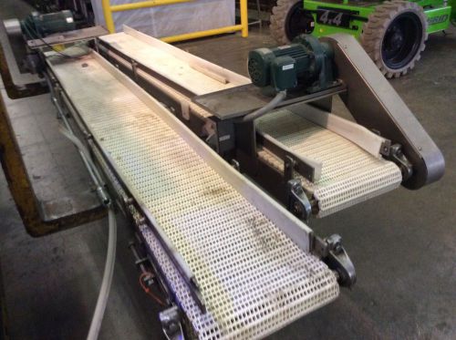 12&#034;wx9&#039;l stainless steel frame flush grid belt conveyor 1/2hp sm-cyclo gearmotor for sale