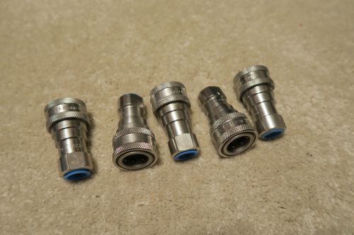 PARKER SSH3-62 STAINLESS STEEL HYDRAULIC COUPLING, 3/8 NPTF