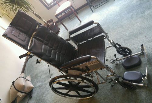 Drive medical design sentra heavy duty folding reclining wheelchair for sale