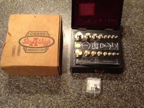 Troemner Weight Set Apothecary in Ounces &amp; Gram 100% Brand New In Box