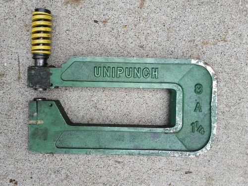 Unipunch 8A 1-1/4&#034; C Frame - Punch and Die included