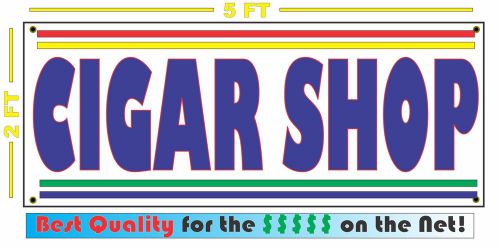CIGAR SHOP Banner Sign NEW Larger Size for Smoke Shop Convenience Store Market