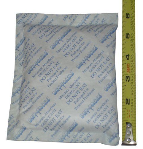 Dry packs 20105800 112gm 4-pack silica gel desiccant packet, 5 by 3.25-inch for sale