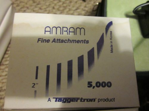 AMRAM 5000 Standard Tagging Tag Gun Fasteners Pin Barbs 2&#034;