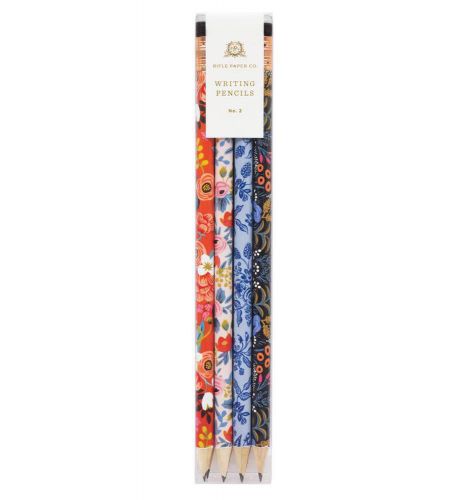 NEW - Rifle Paper Co. Floral Assorted Writing Pencils