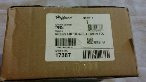 HOFFMAN COOLING FAN PACKAGE TFP424 4-inch 24 vdc New in box