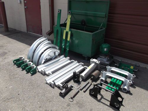 Greenlee 881 bender 1813 bending table, Hydraulic pump,  Good COND 2 1/2&#034; to 4&#034;