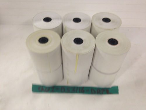 LOT of 12 Quill Cash Register Rolls Carbonless 2-Ply - White/Canary - 2-3/4&#034;x90&#039;