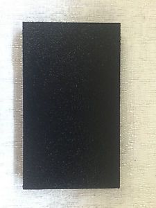 Lot of 30 HDPE High Density Polyethylene Plastic Sheet 3.5 x 6 x .5 Black