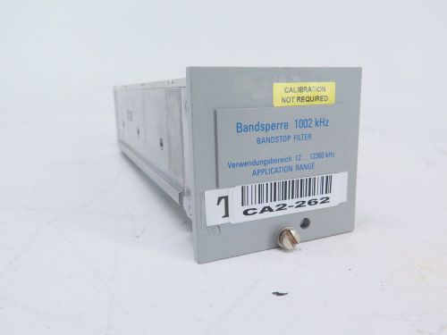 Bandsperre 1002khz bandstop filter 12/12360 khz rss-1002 for sale