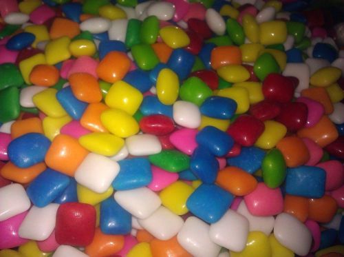 Dubble Bubble Tiny Chiclets Chewing Gum Tabs half pound bag