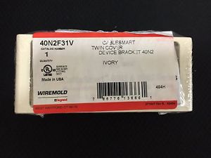 &#034;NEW&#034; WIREMOLD 40N2F31V DEVICE BRACKET IVORY (IN UNOPENED FACTORY PACKAGING)