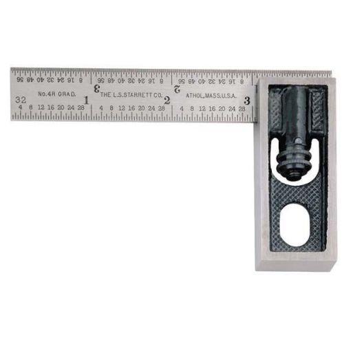 STARRETT Double Squares  13A Blade Length 4&#039;&#039; Graduation 4R Type of Reading Inch