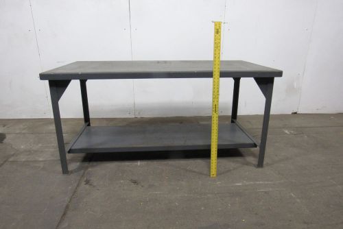 72&#034;x36&#034;x34&#034; industrial formed steel work inspection assembly bench table for sale
