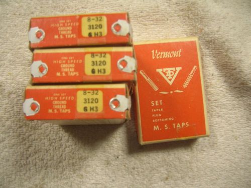 8-32 hand tap set new old stock