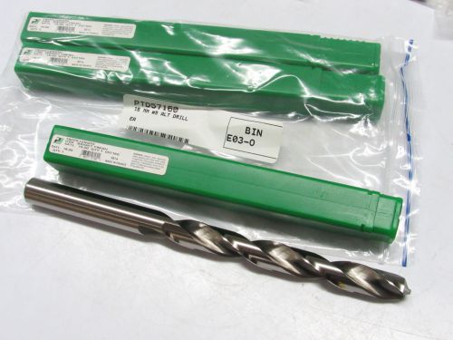 New ptd precision 16mm 5atl hss taper extra length drill bit bright finish 57160 for sale