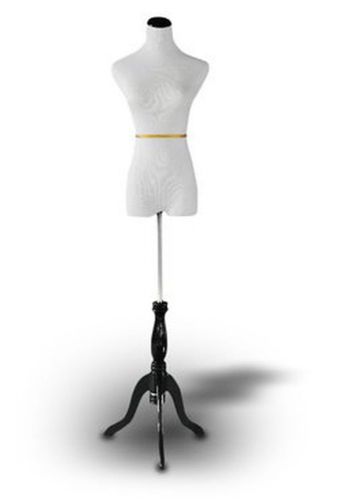 White Female Dress Form Mannequin Size 6-8