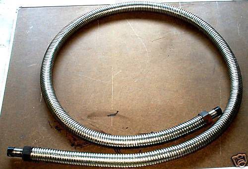Flex hose co stainless steel 11 ft chlorine gas hose for sale